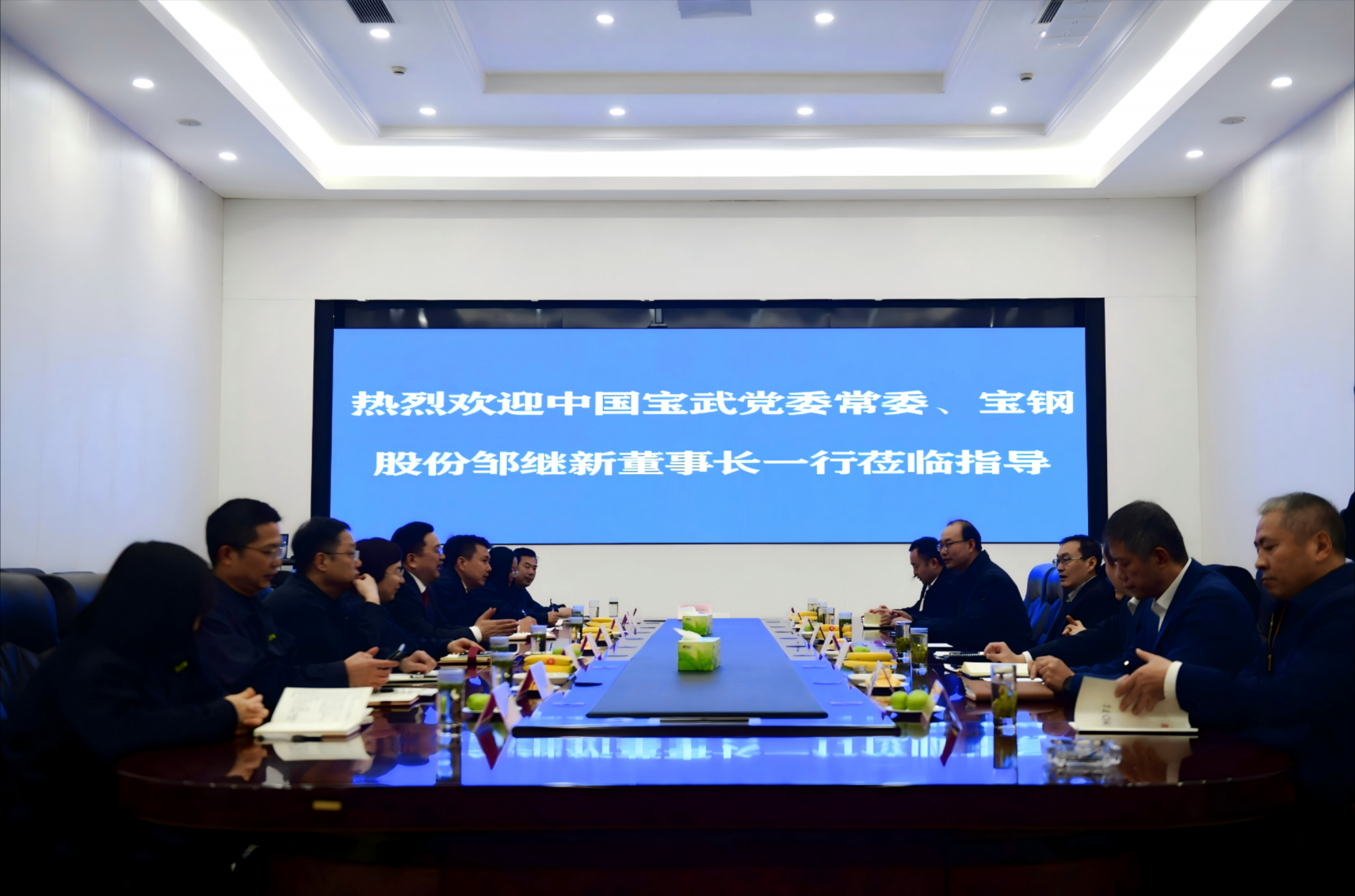 中國(guó)寶武集團(tuán)高層訪問(wèn)吳變，共謀合作新篇章